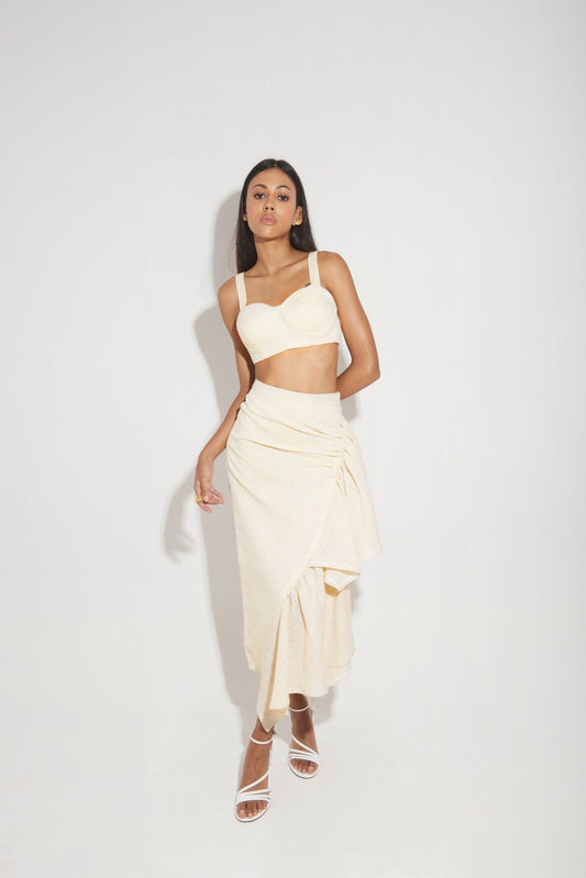 Delia Ruffed Coord Set BRALETTE - Nidhi and Mahak