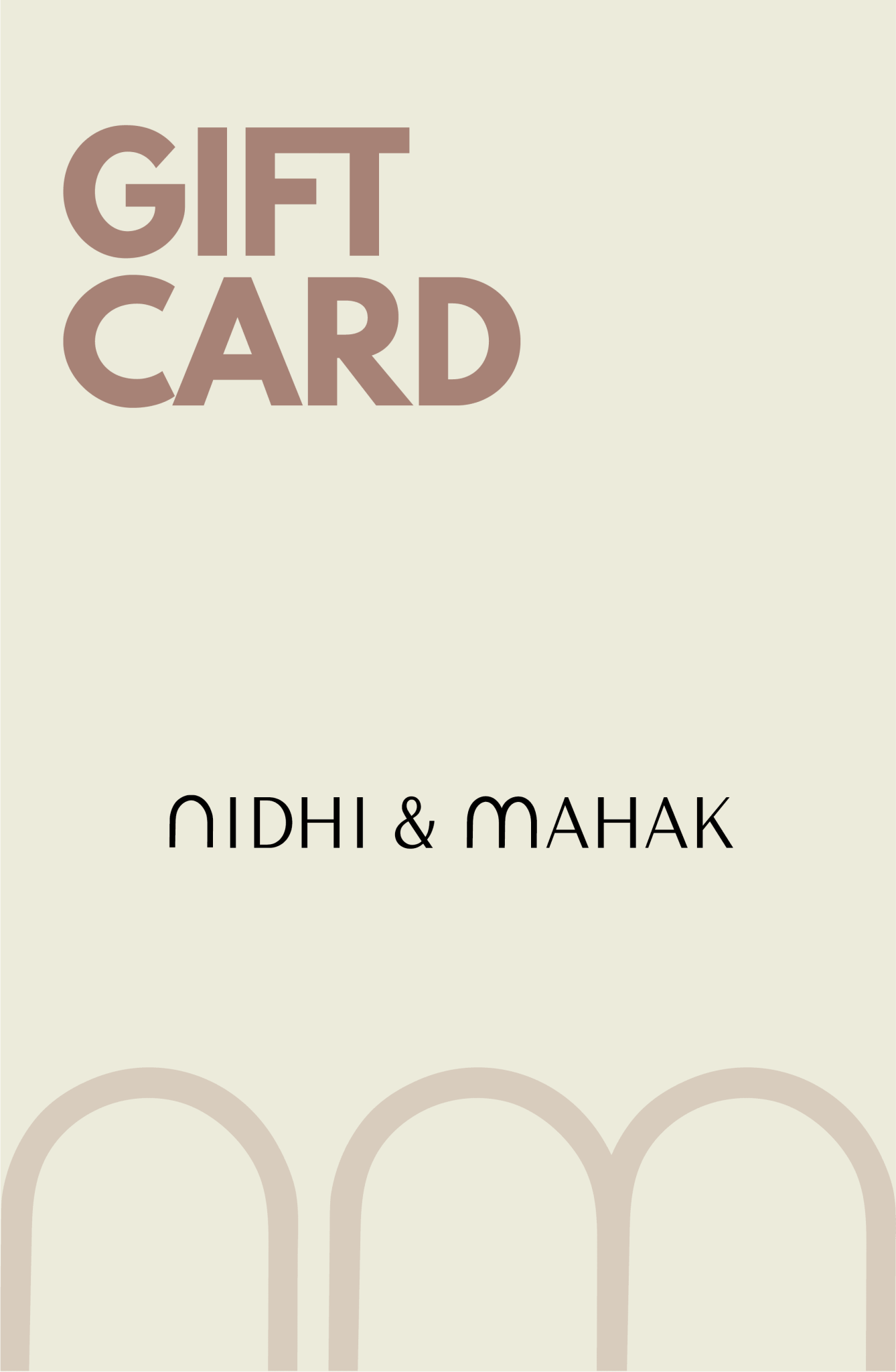 GIFT CARD! - Nidhi and Mahak