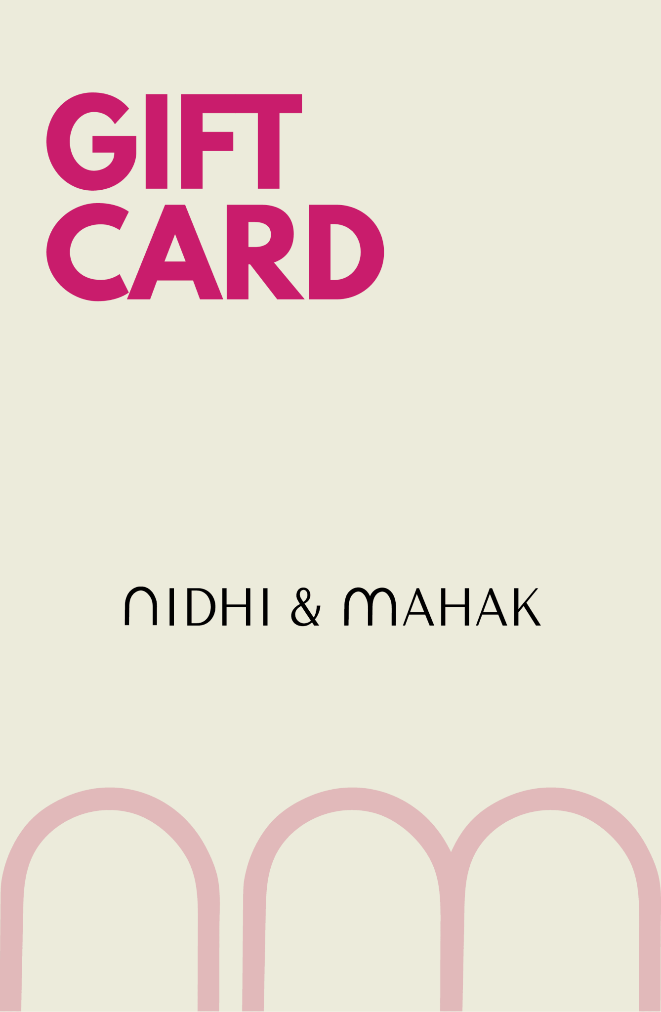 GIFT CARD! - Nidhi and Mahak